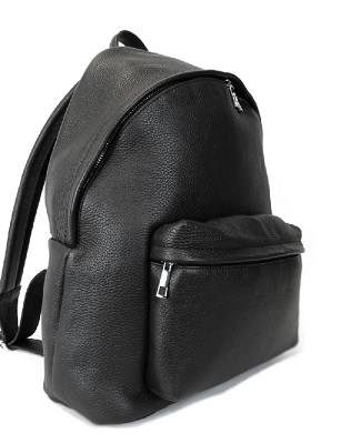 Genuine leather men's backpack